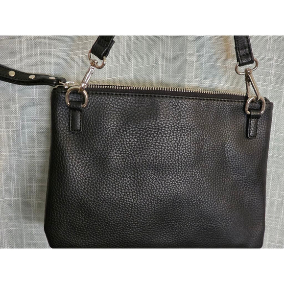 Women's Nine West Black Crossbody Bag Small Faux Leather - Picture 7 of 7